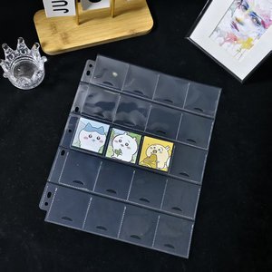20 túi bảo vệ lưu trữ chất kết dính trong suốt PVC nhựa DIY không thấm nước bên trong trang A4 cho Đồng Xu Album PP khe cắm thẻ - Product Image 6