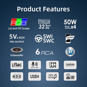 Autoradio <span class=keywords><strong>Bluetooth</strong></span> 12V simple DIN, autoradio avec <span class=keywords><strong>Bluetooth</strong></span>, prise en charge USB, Aux, lecteur MP3, lecteur de musique - Product Image 4