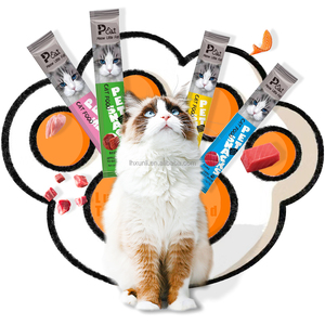I più venduti 15g di cibo umido per Snack per gatti strisce di carne biologica e <span class=keywords><strong>proteine</strong></span> della frutta direttamente dalla fonte - Product Image 2
