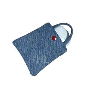 New <b>mini</b> denim bag, Bluetooth earphone bag, spring minimalist keychain <b>lipstick</b> bag, <b>mini</b> handbag. - Product Image 5