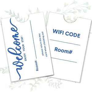 Funda de plástico para tarjetas de hotel con diseño de ranura para protección de llaves de habitación y fácil inserción y extracción - Product Image 3