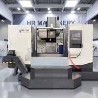 Centre d'usinage CNC robuste BT40 à 4 axes, système KND, VMC1580, centre d'usinage vertical, cadres en fonte