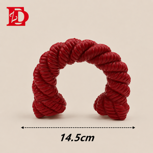 Zhierde Fabricant Grossiste Jouet à mâcher en caoutchouc et laine tricotée en forme de sabot pour <span class=keywords><strong>chien</strong></span>, anti-<span class=keywords><strong>stress</strong></span>, conception personnalisée, OEM disponible - Product Image 1