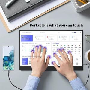 Écran portable 18,5 pouces FHD 4K avec béquille USB-C / Taux de rafraîchissement de 120 Hz pour ordinateur portable, téléphone, jeux de voyage - Product Image 4