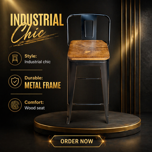Taburetes de Bar <span class=keywords><strong>Tolix</strong></span> de Diseño Italiano, Precio Económico, para Exteriores, <span class=keywords><strong>Taburete</strong></span> de Bar de Metal Pintado para Cocina - Product Image 1