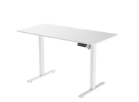 Bureau assis-debout réglable en hauteur à 2 niveaux avec moteur simple JIECANG, économique, pour la maison et le bureau