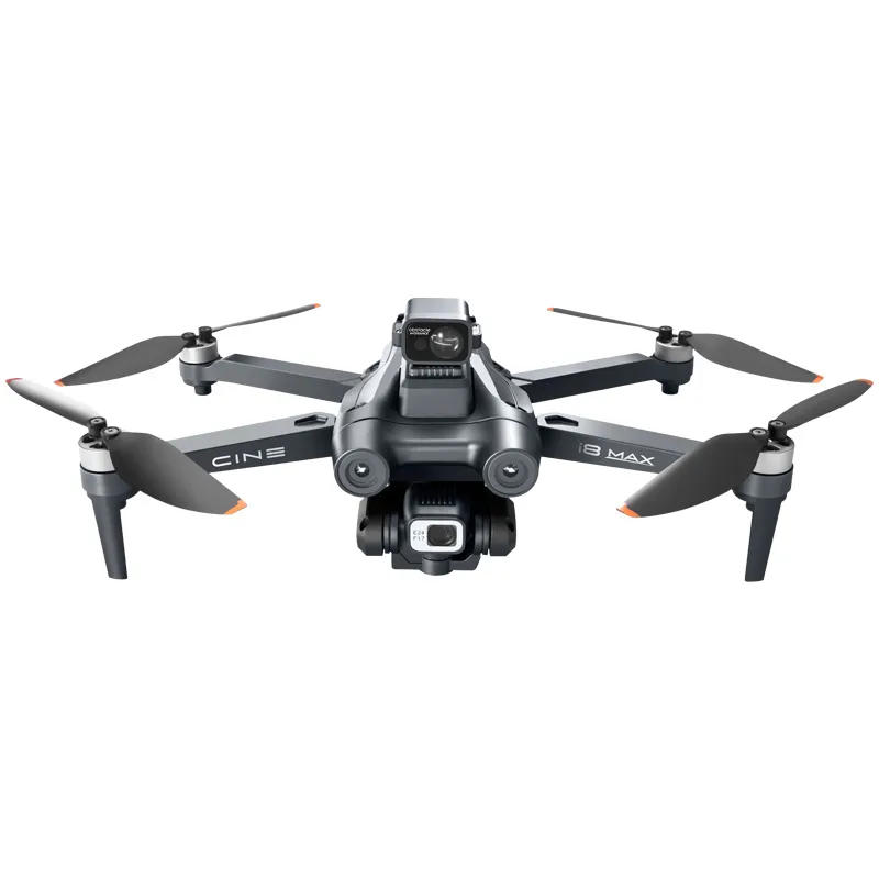 2023 NOVO Drone i8 max gps drone 4K dron con camara 1KM longa distância de controle inteligente siga rc helicóptero dron i8 max