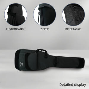 カスタムロゴソフトギターストレージバッグ発泡パディング防水ポータブルダブルショルダーストラップ多機能 - Product Image 2
