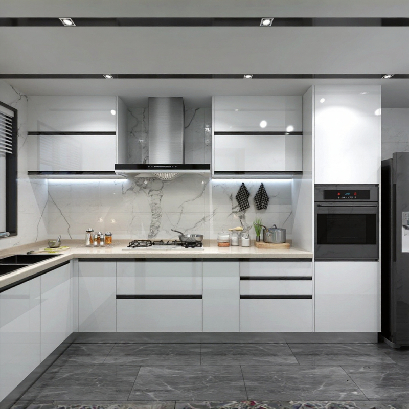Modern European Modular Eco Friendly Kitchen