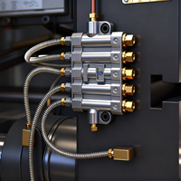 Distributeur d'huile volumétrique haute pression RH 2/3/4/5 voies, distributeur d'huile de lubrification OEM pour système de lubrification de machine CNC