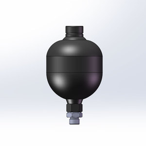 Conjunto de Acumulador de Diafragma Personalizable, Alta-Media Presión, Nitrógeno Preestablecido, Modelos de 0.32L y 1L para Cilindros Hidráulicos - Product Image 3