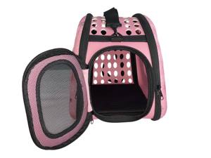 पोर्टेबल एयरलाइन ने बिल्लियों और छोटे कुत्तों के लिए योग्य पालतू कैरियर 3 डी पंजा नरम और सांस लेने योग्य यात्रा कंधे की थैली - Product Image 3