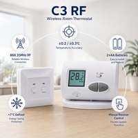 Thermostat de sol numérique programmable sans fil RF pour le contrôle de la température des chaudières à gaz