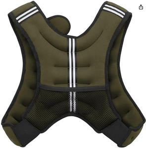 5-8-10kg <b>Weight</b>-Bearing <b>Vest</b> Polyester Material Running Fitness Equipment Invisible Iron Sand Bag Sand Coat Weighted <b>Vest</b> - Product Image 1