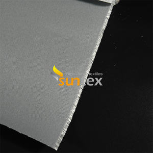 Tissu en <span class=keywords><strong>fibre</strong></span> <span class=keywords><strong>de</strong></span> <span class=keywords><strong>verre</strong></span> résistant à la chaleur tissu enduit PU tissu enduit <span class=keywords><strong>de</strong></span> polyuréthane ignifuge pour rideau anti-feu - Product Image 2