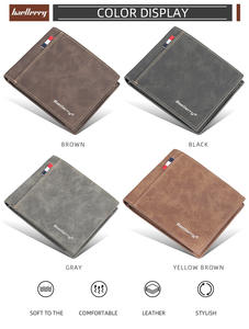 Cartera Minimalista Delgada para Hombre, Cartera Clásica Tríptica con Tarjeteros de Cuero PU de Alta Calidad - Product Image 6