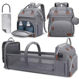 Sac à langer décontracté gratuit, poussette 3 en 1 pour nouveau-né, pliable, 3 pièces, pour bébés de 0 à 3 ans - Product Image 3