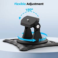 Support de montage pliable pour projecteur à angle réglable avec vis de montage de 1/4 pouce, compatible avec la plupart des projecteurs pour le bureau à domicile