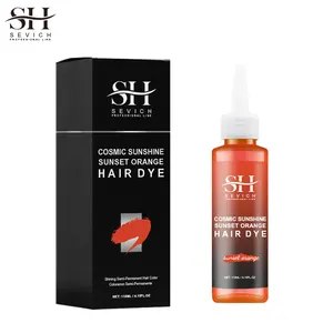 SEVICH Manufacture 118ML Sundown Orange Verschiedene Farben Semi-Permanent Haarfarbe Haar mit Handelsmarke
