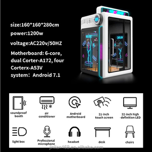 Home Karaoke Booth Self-service <strong>Jukebox</strong> Soundproof Karaoke Room Factory Direct Selling Home Karaoke Room - Product Image 3