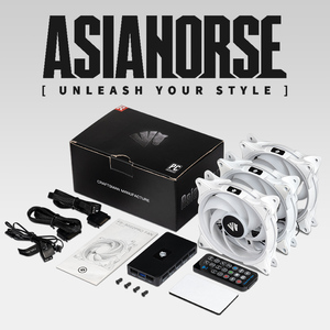 Asiashorse-ventilador de refrigeración <span class=keywords><strong>Rgb</strong></span> de alta calidad, nuevo diseño, FS-9002, 120mm, ARGB, 5V, Hub, <span class=keywords><strong>Control</strong></span> remoto inteligente, enfriador de líquido, ventilador de pc - Product Image 6