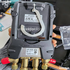 Testo 557s : Manomètre numérique de réfrigérant avec Bluetooth et bloc de vannes quatre voies (réfrigérant électronique) - Product Image 2