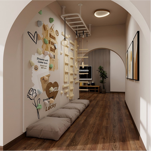 Muro de Escalada Educativo para Niños, Agarres de Escalada Coloridos, Material de Madera para el Hogar, Escuela, Hospital, Parque de Aventuras, Guardería - Product Image 2