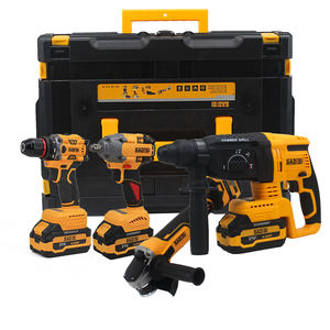 Sadis <span class=keywords><strong>20V</strong></span> không dây không chổi than tác động điều khiển 21V với 2 cái 4.0Ah pin và sạc điện khoan <span class=keywords><strong>kit</strong></span> công cụ - Product Image 3