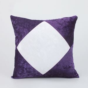 Housses de coussin en velours vierges pour sublimation, 42x42cm, pour décoration intérieure et cadeaux DIY, vente en gros - Product Image 3