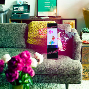 J & R, gran oferta, luces cambiantes de colores, lámpara de escritorio <span class=keywords><strong>Led</strong></span> de 9,5 ", decoración de <span class=keywords><strong>luz</strong></span> nocturna, acuarios para medusas - Product Image 4