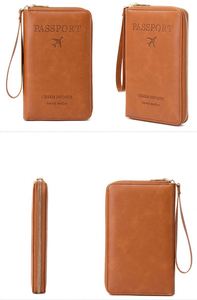 Estuche de Viaje para Pasaporte con Cierre Largo y Protección RFID 2024, Almacenamiento Multifuncional de Documentos, Tecnología RFID, Bolsa Promocional Premium - Product Image 3