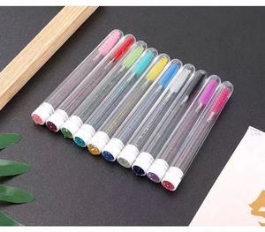 Reusable Eyelash Brush Tube with Crystal Mascara Wand Portable Lash Extension Tool - Product Image 6