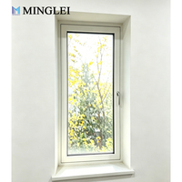 Ventanas Abatibles y Giratorias de Aluminio Blanco Premium, con Rotura de Puente Térmico NFRC y Triple Acristalamiento, para Viviendas