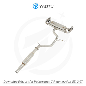 Hệ thống ống xả thể thao bằng thép không gỉ YT có van và bộ giảm thanh dành cho Volkswagen Golf <span class=keywords><strong>GTI</strong></span> Mk7 (2.0T) - Product Image 5