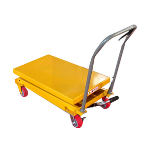 Mesas elevadoras hidráulicas portátiles de venta directa de fábrica 150 300 350 500 800 1000 1500 kg CE elevador de mesa móvil con ruedas - Product Image 4