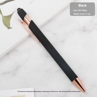 Roségouden Maggi Pen Spot Aluminium Staaf Balpen Groothandel Pers Metalen Middelgrote Oliepen Mat Grensoverschrijdend 1.0Mm Schrijflogo