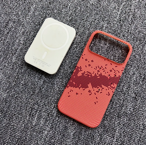 Funda para Teléfono con Diseño Vintage de Tela a Rayas para iPhone, Cubierta Protectora Texturizada con Recorte para la Cámara - Product Image 5