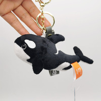 Make My Day Animaux Marins Requin Bleu Dauphin Orque Épaulard Baleine 12-18CM Pendentif Porte-clés Poupée en Peluche Jouet en Peluche Vente en Gros