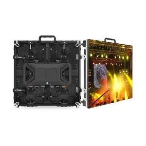 P3.91 ngoài trời trong nhà Câu lạc bộ <span class=keywords><strong>Led</strong></span> bức tường video hoàn chỉnh hệ thống sân khấu đám cưới bối cảnh p4.81mm nền đường cong cho thuê Bảng điều chỉnh hiển thị - Product Image 2
