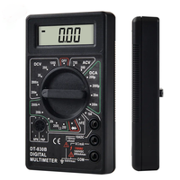 XYB DT-830B Multimeter genggam Digital 1999 hitungan penguji AC/DC dalam hitam untuk pengelasan & perlengkapan solder