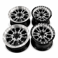 Nouvelles jantes de course en alliage d'aluminium forgé Beadlock 18x5 15x10 GF 5x114.3 finition or personnalisée pour Charger Drag Retrofit/Upgrade