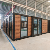 Rumah Modular Mini Portabel YITOP, Vila dan Kantor Kontainer Baja Prefabrikasi Modern, Hunian Mobile Lipat yang Dapat Dipindahkan