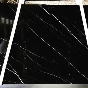 Vente en gros de dalles de marbre noir naturel Nero Marquina Prix bon marché pour les carreaux de sol Comptoir de cuisine Salle à manger <span class=keywords><strong>Escalier</strong></span> <span class=keywords><strong>extérieur</strong></span> - Product Image 6