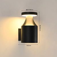 Lampe murale LED étanche pour jardin, éclairage extérieur pour villa, cour, pelouse, prairie, éclairage mural extérieur