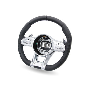 Volante de Lujo con Base Plana para <span class=keywords><strong>Mercedes</strong></span> <span class=keywords><strong>Benz</strong></span> C118 C180 C190 C197 C200 C205 C217 C219 C220 C220d - Product Image 6