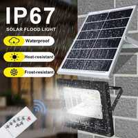 Projecteur solaire personnalisé 5000 Watts, éclairage solaire à LED pour extérieur, projecteur de stade solaire 8000 lumens, éclairage de chantier robuste