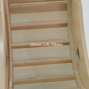 Correcteur de colonne vertébrale Queenlife IT Pilates bois d'érable réglable dos colonne vertébrale soutien <span class=keywords><strong>Posture</strong></span> pour <span class=keywords><strong>Yoga</strong></span> Studio maison - Product Image 6