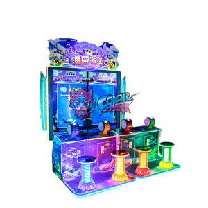 Công viên đầy màu sắc Kid đồng tiền hoạt động 4 người đánh cá mô phỏng máy cho trò chơi trung tâm trò chơi Arcade trò chơi - Product Image 6