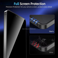 Protecteur d'écran de confidentialité facile à appliquer pour Itel S25 S23 P65 P55 A90 A80 A70 A60 A100, verre trempé 2.5D, kit d'installation