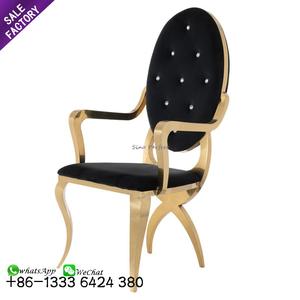 Chaise en acier inoxydable pour couple, mobilier de location pour événements de mariage, décoration de banquet, design moderne Foshan Sinoperfect - Product Image 5